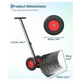 Garvee 30" Heavy Duty Snow Shovel