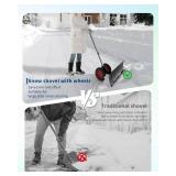 Garvee 30" Heavy Duty Snow Shovel