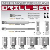 Daimit 20 Piece Concrete Hole Saw Kit