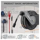 Giraffe Tools 60 Foot Pressure Washer Hose Reel