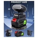 GSQQTE Battery Powered Portable Heater/Car Window Defroster