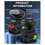 GSQQTE Battery Powered Portable Heater/Car Window Defroster