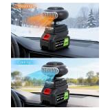 GSQQTE Battery Powered Portable Heater/Car Window Defroster