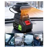 GSQQTE Battery Powered Portable Heater/Car Window Defroster