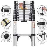 Dezex 16.5 Feet Telescoping Extension Ladder