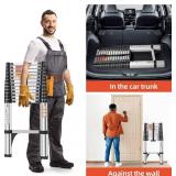 Dezex 16.5 Feet Telescoping Extension Ladder