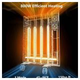 Breezeheat 800W Convection Panel Portable Electric Heater