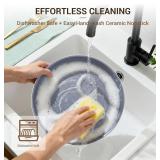 Ammeloo 18 Piece Ceramic Pots and Pans Set with Detachable Handles