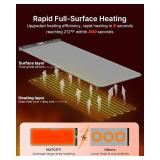 Nutcity 40" X 15" Extra Large Warming Mat for Food