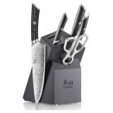 Cangshan KURO Series 6-Piece Knife Block Set