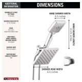Delta Square 2-in-1 Dual Shower Head