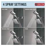 Delta Square 2-in-1 Dual Shower Head