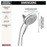 Delta 5-Setting In2ition 2-in-1 Dual Shower Head