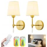 KPShine Wireless Sconces Set of Two