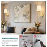 KPShine Wireless Sconces Set of Two
