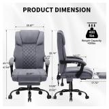 Hoffree Massage Office Chair with Heat