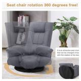 DeeLyan Ergonomic Swivel Floor Gaming Chair