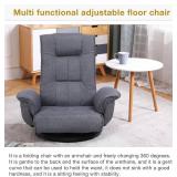 DeeLyan Ergonomic Swivel Floor Gaming Chair