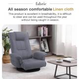 DeeLyan Ergonomic Swivel Floor Gaming Chair