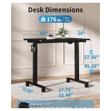 Okin Electric Standing 40" X 24" Desk