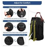 Heliar Foldable Rolling Duffle Bat with Wheels