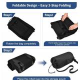 Heliar Foldable Rolling Duffle Bat with Wheels