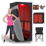 Fulove Infrared Portable Dry  Sauna with Red Light Therapy