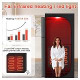 Fulove Infrared Portable Dry  Sauna with Red Light Therapy