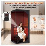 Fulove Infrared Portable Dry  Sauna with Red Light Therapy