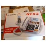 Swissvoice Corded Big Button Telephone for Elderly with Answering Machine