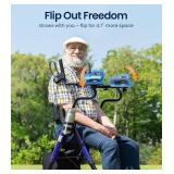 Vocic Upright Walker with Adjustable Armrests