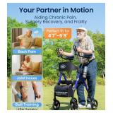 Vocic Upright Walker with Adjustable Armrests