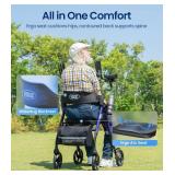 Vocic Upright Walker with Adjustable Armrests