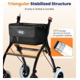 Vocic Narrow Rollator Walker for Small Spaces