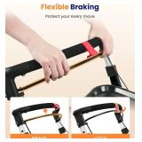 Vocic Narrow Rollator Walker for Small Spaces