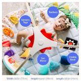 Move2Play Montessori Inspired Wooden Interactive Baby Play Gym