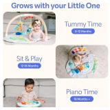 Move2Play Montessori Inspired Wooden Interactive Baby Play Gym