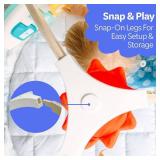 Move2Play Montessori Inspired Wooden Interactive Baby Play Gym