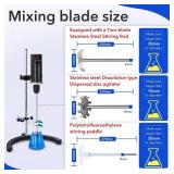 Voedor Electric Overhead LCD Digital Lab Mixer/Stirrer