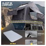 Nice C Inflatable Rooftop Tent with Air Mattress and Ladder