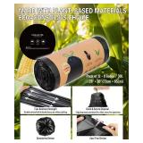 LuckyNov Adjustable Portable Toilet with Privacy Tent