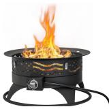 Panovue 24" Portable Propane Fire Pit with Grill