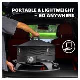 Panovue 24" Portable Propane Fire Pit with Grill