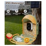 Camii Smart Bird Feeder with Solar Powered Camera