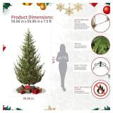 Liora Pines Aspen Slim Fir Pre-Lit Artificial 7.5