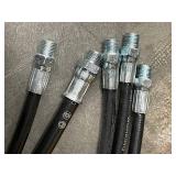 Utool Pistol Grease Gun MGG0102 with Multiple Hoses - Standard Duty 8000 PSI