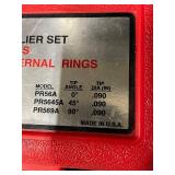 Blue-Point Retaining Ring Plier Set Convertible Internal External 12 Pliers USA