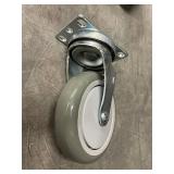Set of 4 Heavy Duty Swivel Casters with 4-Inch Wheels for Furniture or Equipment