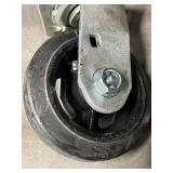 Set of 4 Heavy-Duty 5x1.5 Swivel Caster Wheels for Industrial Use
