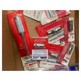 Lot of Lincoln Hydraulic Couplers & Adapters with Battery Cable Assortment